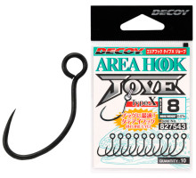 Гачок Decoy AH-10 Area Hook Type X Jove 08, 10 шт/уп