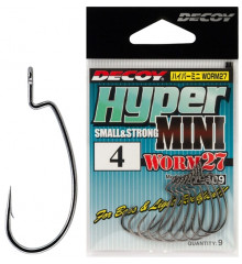 Hook Decoy Worm27 Hyper Mini #6 (9 pcs/pack)