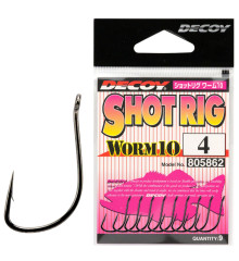 Гачок Decoy Worm10 Shot Rig #4 (9 шт/уп)