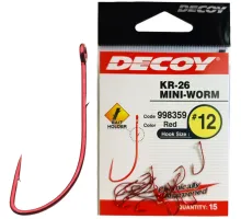 Крючок Decoy KR-26 Mini-Worm #14 (15 шт/уп)