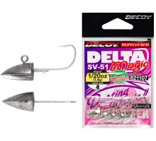 Jig head Decoy SV-51 Delta Magic #4-1.4g (5 pcs/pack)