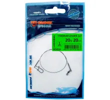 Повідець UKRSPIN Orange Spinning титан 1x7 14см 6кг(12lb)/0.3 мм