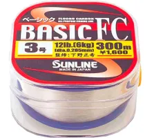 Fluorocarbon Sunline Basic FC 300m 0.205mm # 1.5 6LB / 3kg