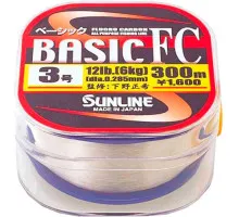 Флюорокарбон Sunline Basic FC 225м #4/0.33 мм 16LB