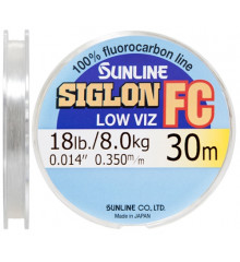 Fluorocarbon Sunline SIG-FC 30m 0.350mm 18lb / 8kg hooked