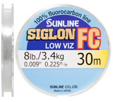 Fluorocarbon Sunline SIG-FC 30m 0.225mm 8lb / 3.4kg hooked