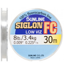 Fluorocarbon Sunline SIG-FC 30m 0.225mm 8lb / 3.4kg hooked