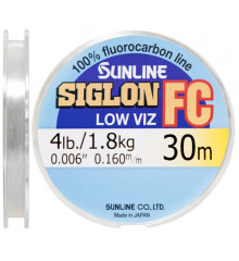 Fluorocarbon Sunline SIG-FC 30m 0.160mm 4lb / 1.8kg hooked