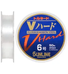 Fluorocarbon Sunline FC Tornado V Hard HG 50m # 6 0.405mm 12.5kg