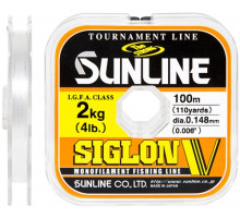 Волосінь Sunline Siglon V 100m #0.15/0.063mm 0.5kg