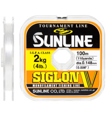 Леска Sunline Siglon V 100м #0.8/0.148мм 2кг