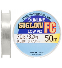 Fluorocarbon Sunline SIG-FC 50m 0.78mm 70lb / 32kg hooked