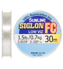Fluorocarbon Sunline SIG-FC 30m 0.10mm 1.5lb / 0.7kg hooked