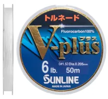 Fluorocarbon Sunline V-Plus 50m # 1.5 0.205mm 6lb / 3kg