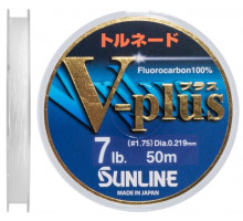Fluorocarbon Sunline V-Plus 50m # 1.75 0.219mm 7lb / 3.5kg