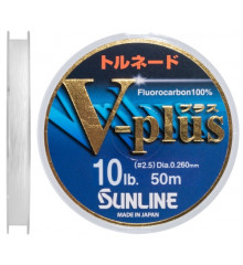 Fluorocarbon Sunline V-Plus 50m # 2.5 0.26mm 10lb / 5kg