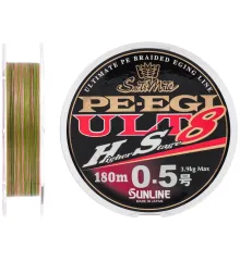 Шнур Sunline PE EGI ULT HS8 180m #0.5/0.117 mm 3.9 kg
