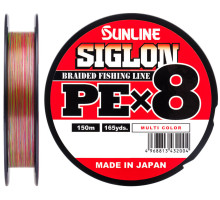 Шнур Sunline Siglon PE х8 150m (мульти.) #0.6/0.132 mm 10lb/4.5 kg