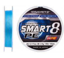 Cord Favorite Smart PE 8x 150m (sky blue) # 0.5 / 0.117mm 8lb / 4.1kg
