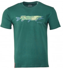 T-shirt Favorite Pike M color: green