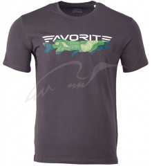 T-shirt Favorite Pike+Logo L ts:gray