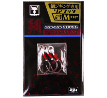 Гачок Jackall Binbin Metal Hook Rear Hook L #13 (3шт/уп)