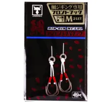 Гачок Jackall Binbin Metal Hook Front Hook M #12 (2шт/уп)