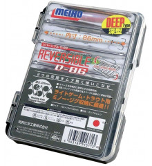 Коробка Meiho Reversible D-86 140x104x32mm к:прозорий