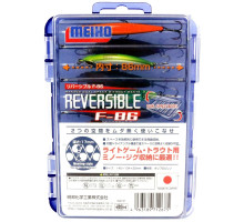 Коробка Meiho Reversible F-86 140x104x22mm к:прозорий