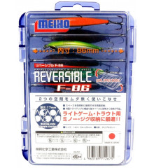Коробка Meiho Reversible F-86 140x104x22mm к:прозорий
