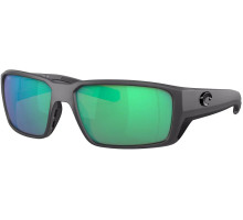 Sunglasses Costa Del Mar Fantail Pro 98 Matte Gray Green Mirror 580G