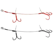 Оснастка Savage Gear Carbon49 Double Stinger #2/0 18cm 23kg (2 шт/уп.)
