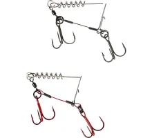 Оснащення Savage Gear Carbon49 Corkscrew Stinger 2x#1 23kg (2 шт/уп.)