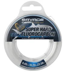 Флюорокарбон Savage Gear Super Hard 50m 0.45mm 10.70kg Clear