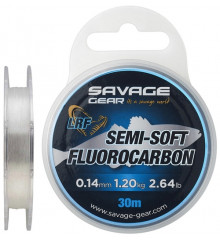 Fluorocarbon Savage Gear Semi-Soft LRF 30m 0.14mm 1.2kg Clear