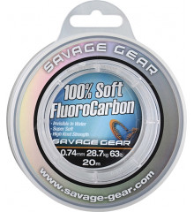 Флюорокарбон Savage Gear Soft Fluorocarbon 50m 0.17mm 2.10kg Clear