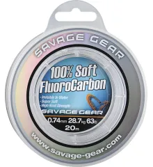 Флюорокарбон Savage Gear Soft Fluorocarbon 50m 0.33mm 7.0kg Clear
