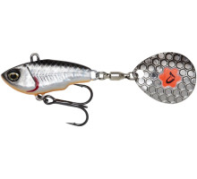 Тейл-спінер Savage Gear Fat Tail Spin 55mm 9.0g Dirty Silver