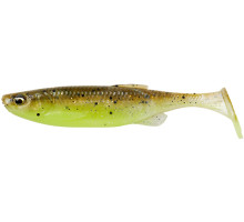 Silicone Savage Gear Fat Minnow T-Tail 130mm 20.0g Green Pearl Yellow (piece)