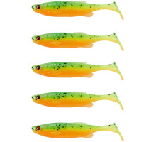 Силікон Savage Gear Fat Minnow T-Tail 90mm 7.0g Firecracker (5 шт/уп)