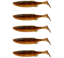 Силикон Savage Gear Fat Minnow T-Tail 105mm 11.0g Motoroil UV (5 шт/уп)