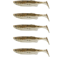 Силикон Savage Gear Fat Minnow T-Tail 130mm 20.0g Holo Baitfish (5 шт/уп)