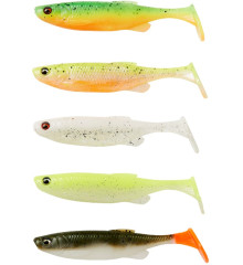 Силикон Savage Gear Fat Minnow T-Tail 90mm 7.0g Darkwater Mix (5 шт/уп)