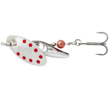 Блешня Savage Gear Sticklebait Spinner #1 4.5g Dirty Silver Red