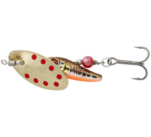 Блешня Savage Gear Sticklebait Spinner #3 9.1g Minnow Gold Red