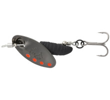 Savage Gear Grub Spinners #0 2.2g Black Red Black