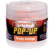 Boilies Brain Pop-Up F1 Crazy Orange (orange) 10mm 20g