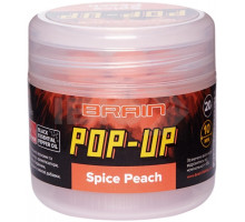 Boilies Brain Pop-Up F1 Spice Peach (peach/spices) 10mm 20g