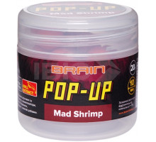 Бойлы Brain Pop-Up F1 Mad Shrimp (креветка/специи) 10mm 20g