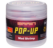 Boilies Brain Pop-Up F1 Mad Shrimp (shrimp/spices) 8mm 20g